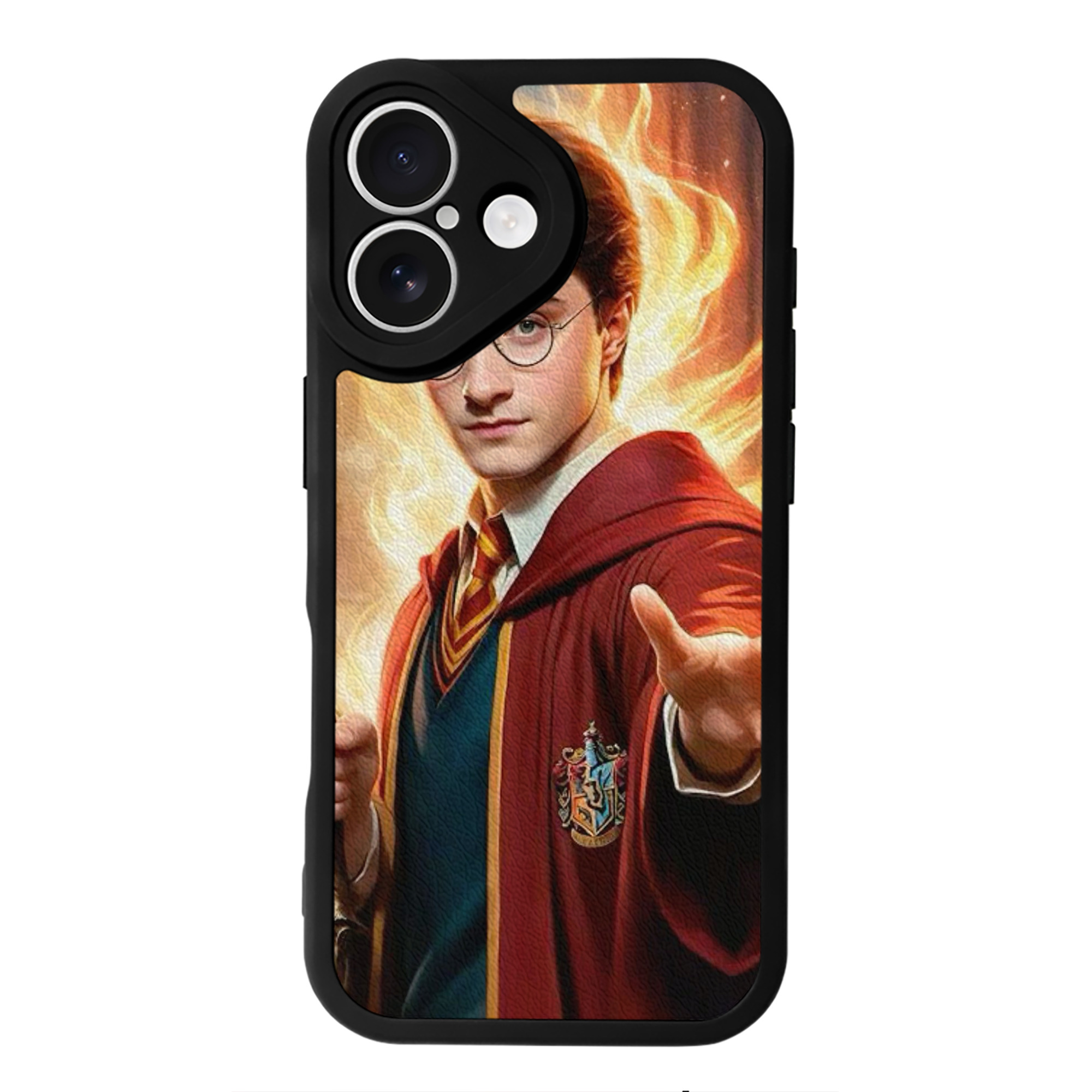 （画像用） Harry Potter ハリー・ポッターシリーズ 【iPhone 16シリーズ対応】シリコンスマホケース（レザー調） 材質：シリコン